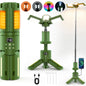 SaveJoy Rechargeable Camping Light, Outdoor Work Light LED Flashlight with 8 Modes, Foldable Working Lantern with Detachable Tripod for Camping Hiking