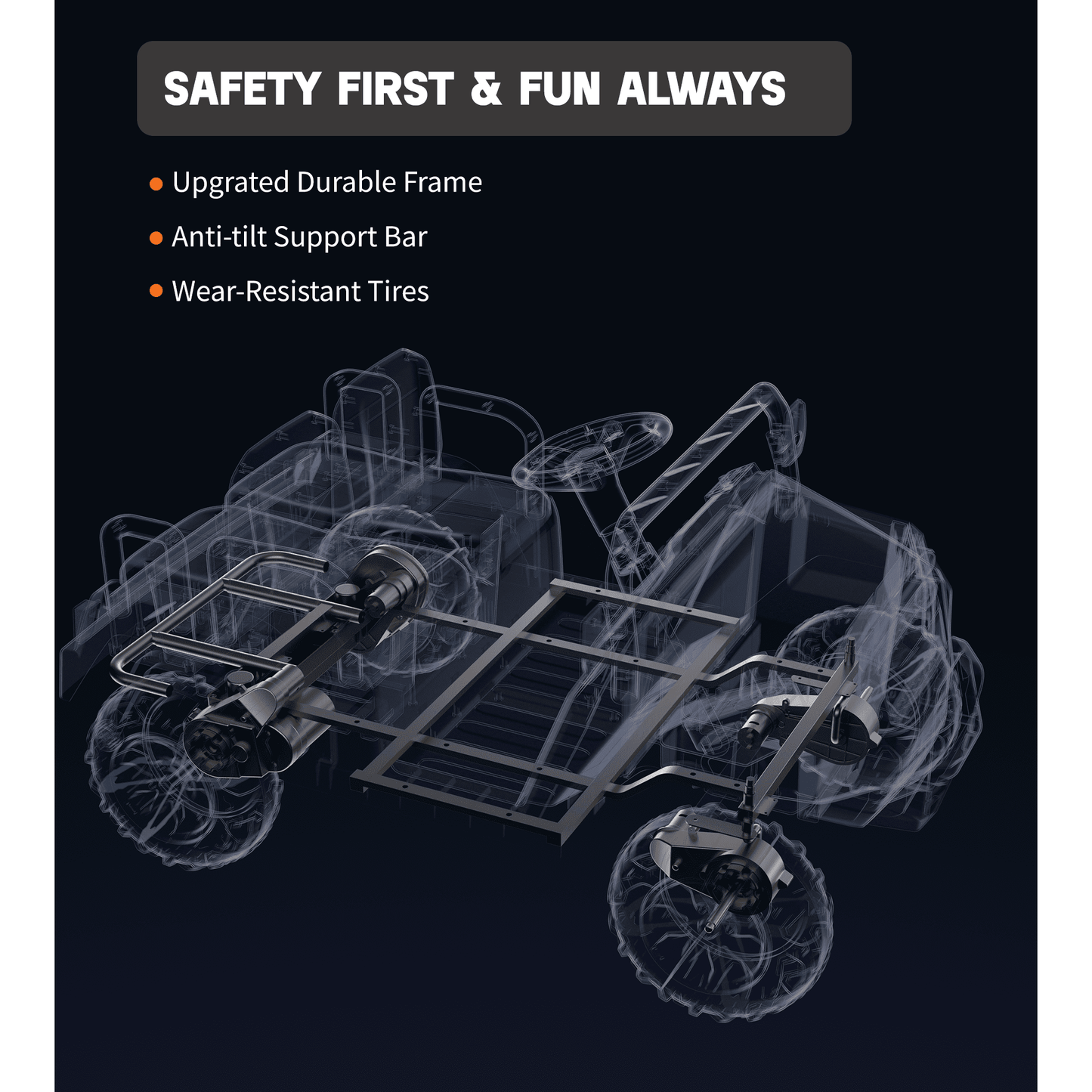 SaveJoy 24V 4 Seater Ride on Cars for Big Kids, Powered Ride on Toy Truck with Remote Control, Electric Car for Kids 3-8 Boys Girls
