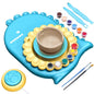 SaveJoy Pottery Wheel for Kids,Complete Pottery Painting Craft Kit,Arts and Crafts for Kids with Foot Pedal & Sculpting Tools ages 8-12